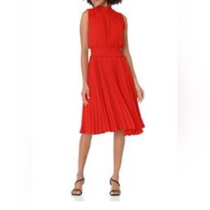 BEAUTIFUL NANETTE LEPORE PLEATED PINK DRESS